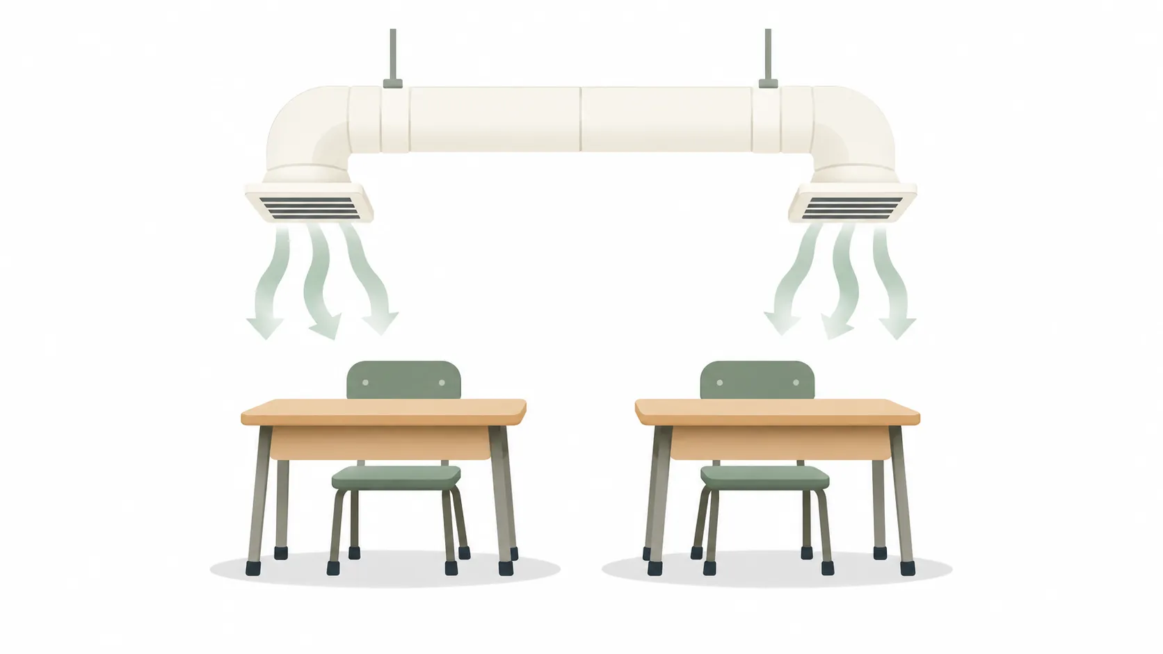 Illustration: Ventilation for classrooms